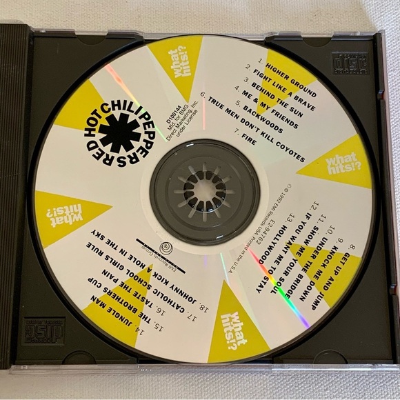 What Hits!? by Red Hot Chili Peppers (CD, 1992) EMI 90s American Rock Band Disk - Picture 4 of 4